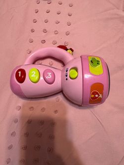 Pink Baby Learning Flashlight Toy