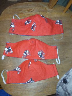 Handmade Reversable Masks In 3 Sizes
