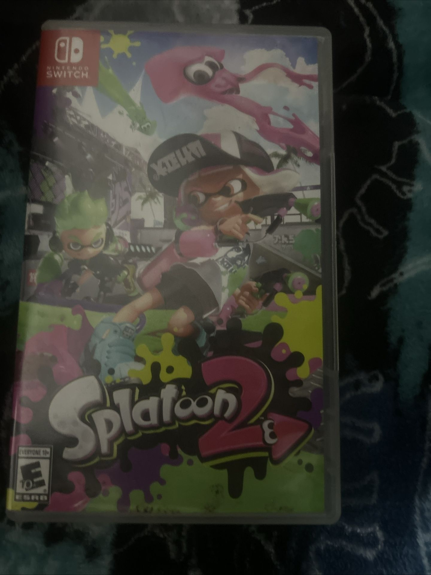 Nintendo Switch Splatoon 2 and mario+rabbids kingdom battle