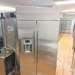 Ge Profile Built In Refrigerator And Freezer 42" Inch Side By Side 