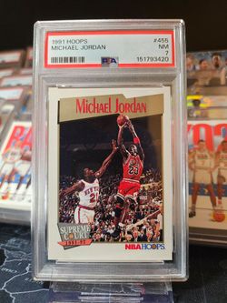 1991 Hoops #455 Michael Jordan - Supreme Court