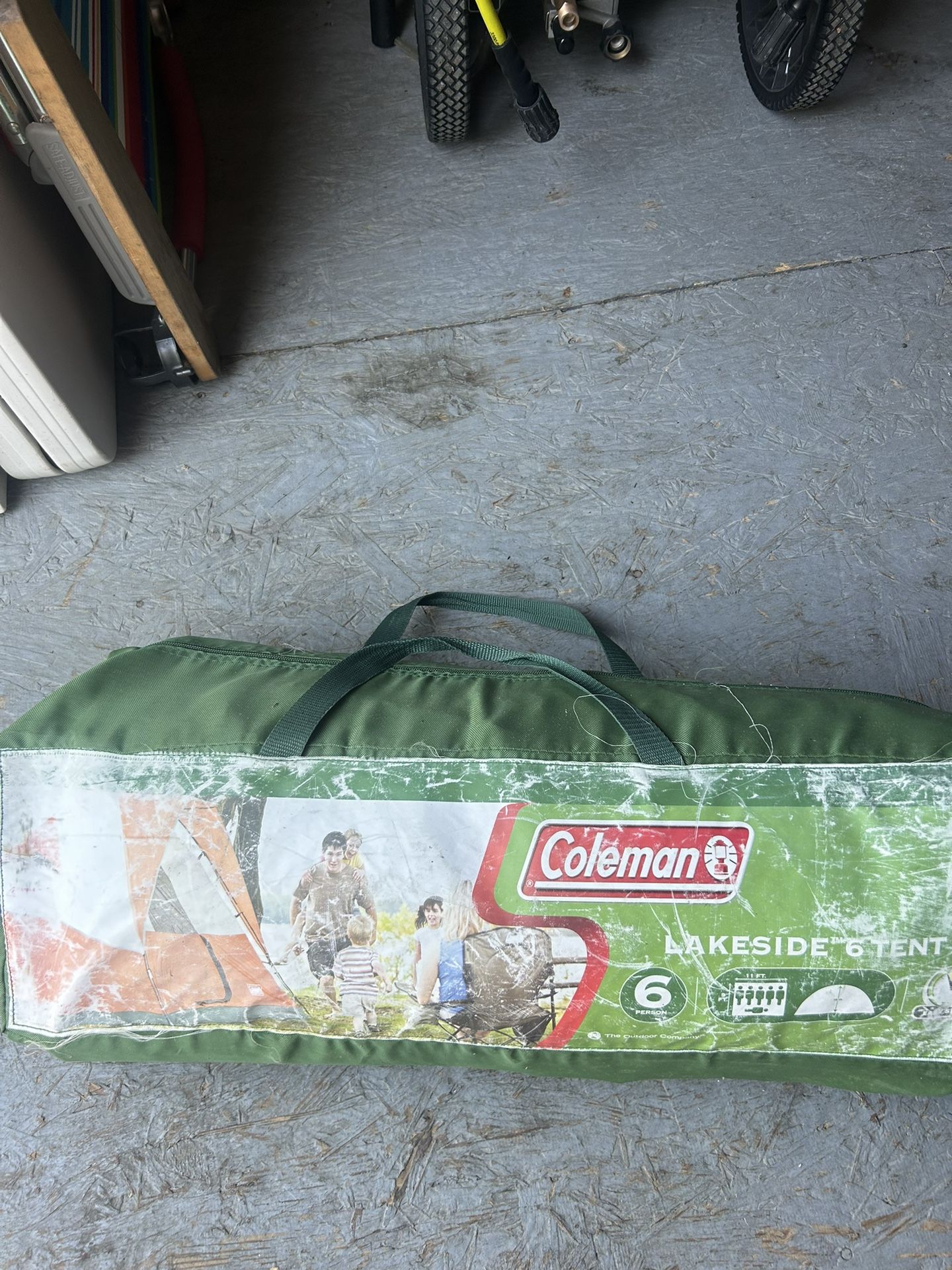 Coleman’s tent