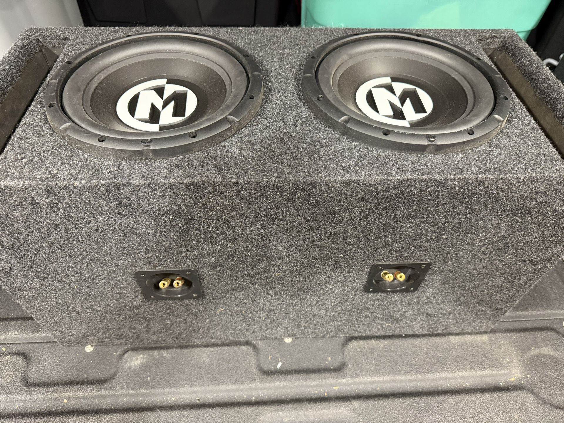Ported sub box w/2 10” Memphis Audios