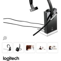 Logitech H820e Mono VoIP headphones