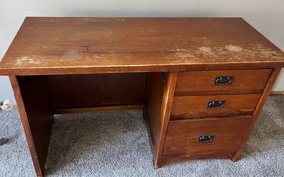Free Used Solid Wood Desk
