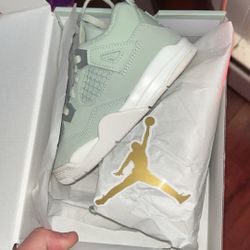 Jordan Seafoam 4s For Babies Size 10c