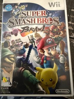 Wii Nintendo super smash brothers