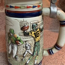 Collectible 1983 Avon FOOTBALL history collectible stein