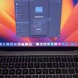 Space Gray MacBook Pro 2017 13 Inch