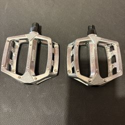 Wellgo Xpedo Platform Alloy 9/16 Silver Bicycle Pedals “NEW”
