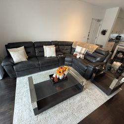 Couch, Table And Side Table.  Need Gone 