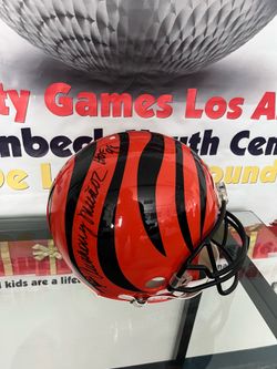 Anthony Munoz Signed Cincinnati Bengals Football Helmet, Original