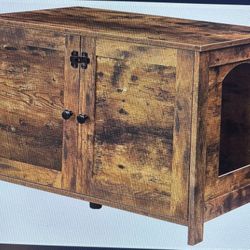 Coffee Table with Cat Resting Space