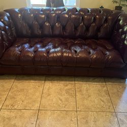 Leather Sofa 