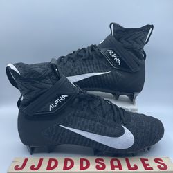 Nike Alpha Menace Elite 2 Black Football Cleats BV3298-001 Men’s Sizes Wide