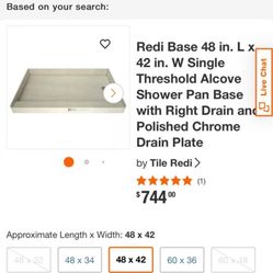 Bases Para Duchas 42x48 