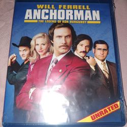 Anchorman The Legend Of Ron Burgundy Unrated Blu-ray DVD Brand New In Packaging.