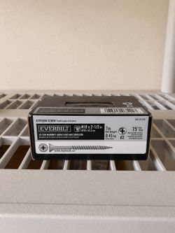 Everbilt Exterior Screws #10 x 2-1/2” – 1 lb Box