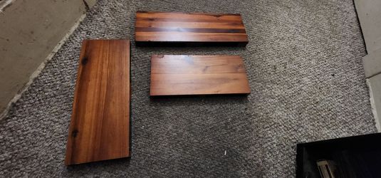 Solid Wood floating shelf Set of 3