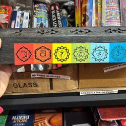 Coffin Style Incense Holder 7 Chakras 