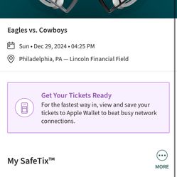 Cowboys vs. Eagles 