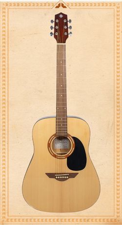 H. Jimenez LGR100S Ranchero Series Full Size Steel String Guitar w/ Gig Bag