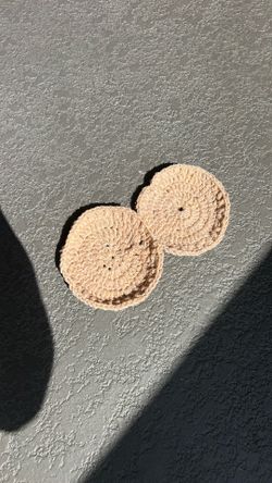 Tan Spiral Coasters