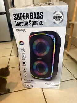 Tzumi SUPER BASS Jobsite Speaker