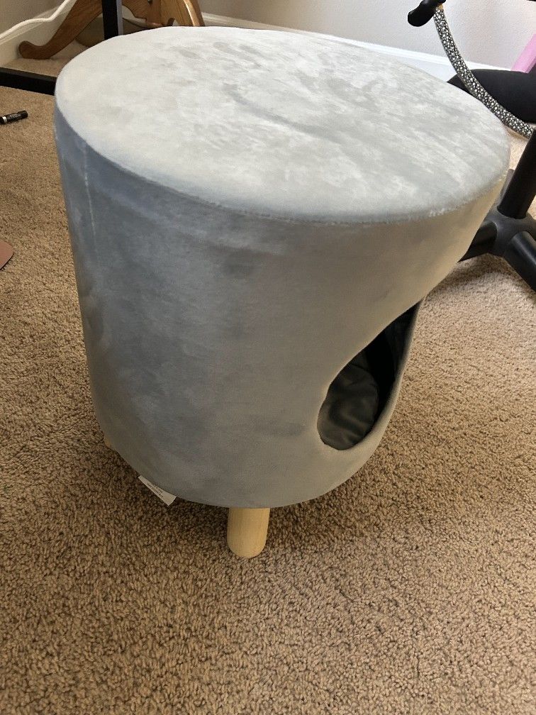 Cat Bed Stool Combo-
