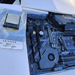 Asus Tuff X570 Gaming Wifi Motherboard And Ryzen 5800x Cpu