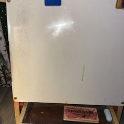 Lakeshore Kids Wooden Art Easel / Dry-Erase Board