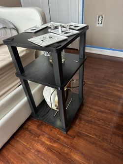 Small Black End Table