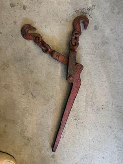 Ratchet Load Binder with Chain Hooks