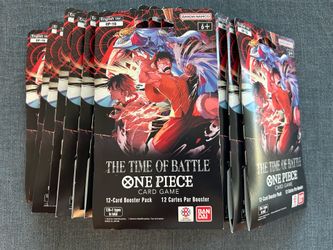 One Piece OP-16 The Time of Battle Booster Packs Lot