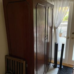 SOLID Wood Armoire 