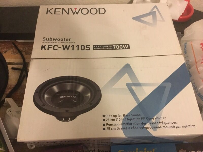 Kenwood KFC-W110S 10" Subwoofer