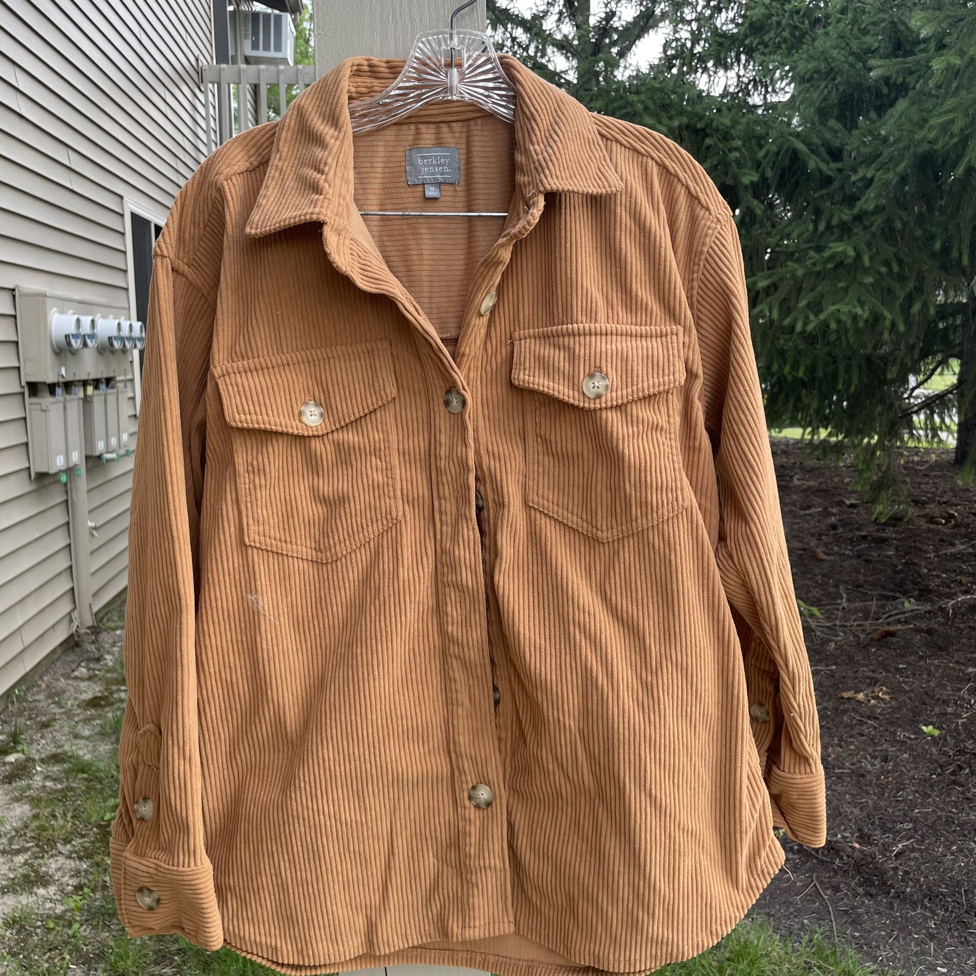 MENS Berkley Jensen Burnt Orange Shacket
