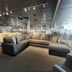 Grey 3PC Sectional
