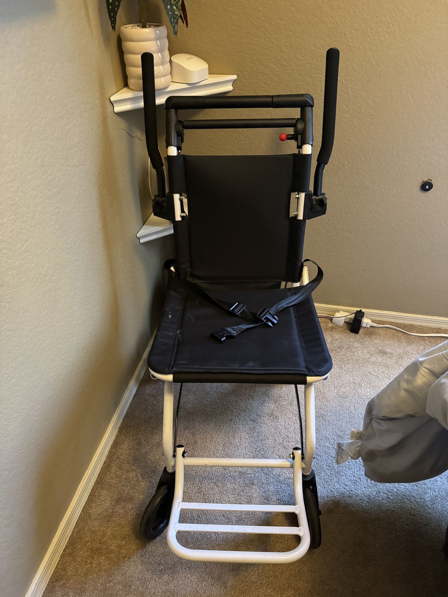Foldable Wheelchair. Adult Walker Aid. Adult Cane