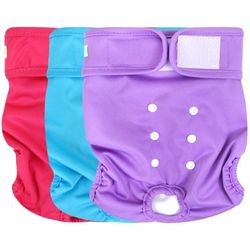 Doggie Diapers Set Of 3  Lg