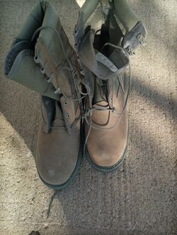V IBRAM SAGE GREEN STEELTOE MILITARY BOOT