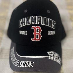 2018 Boston Red Sox World Series Champions Hat - Black/Grey - MLB Genuine