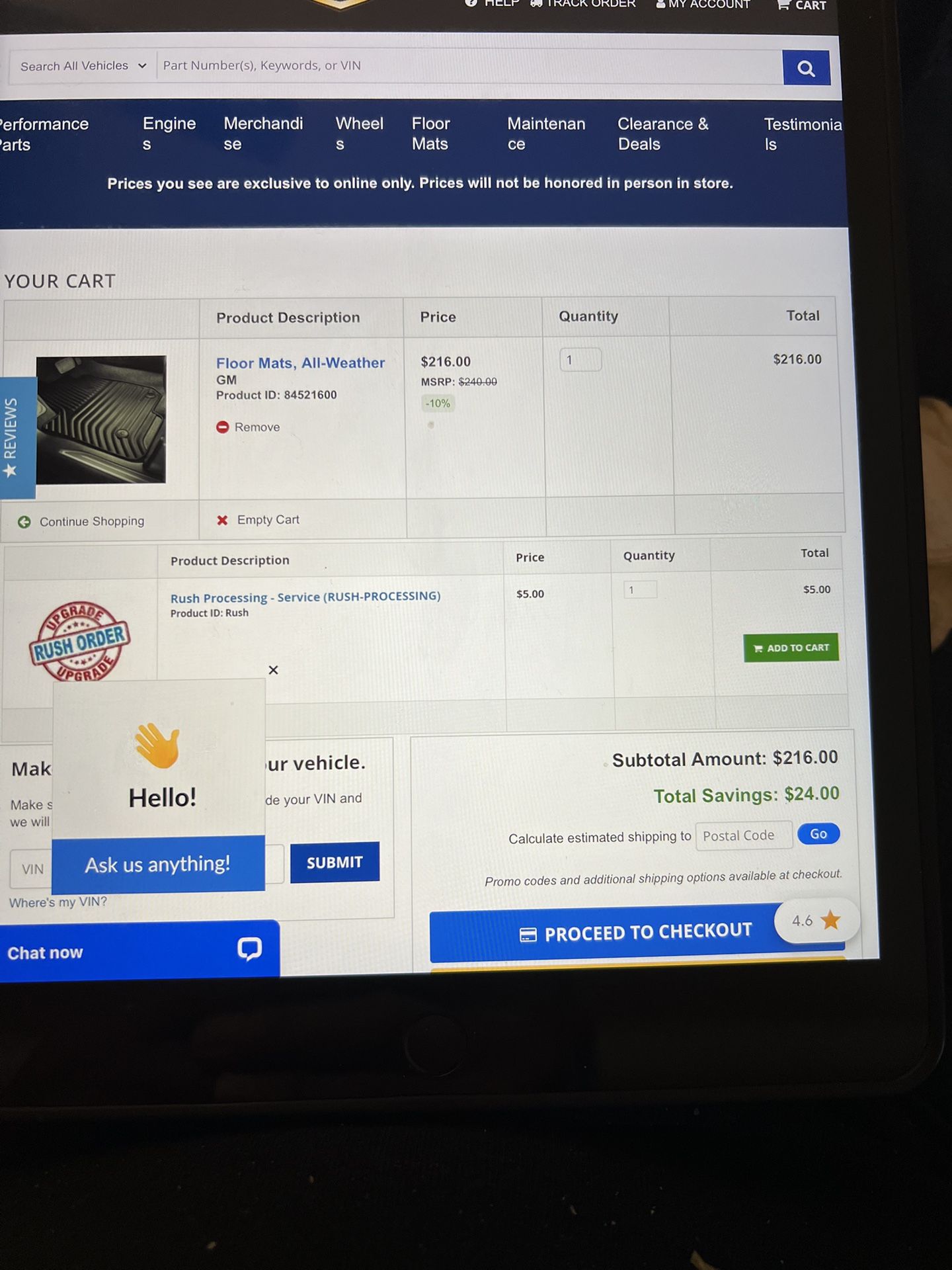 2025 Silverado OEM Rubber Floor Mats