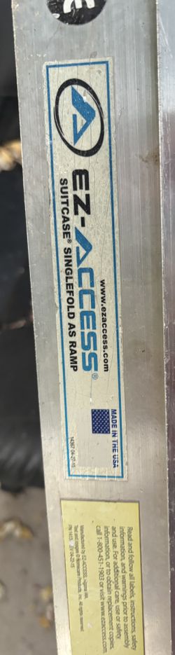 E-Z Access  Aluminum Ramp