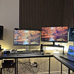 Industrial L-Shaped Desk