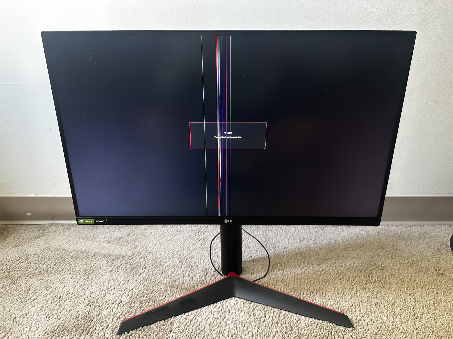 LG Gaming Monitor 1440P 144Hz (For Parts/Repair)