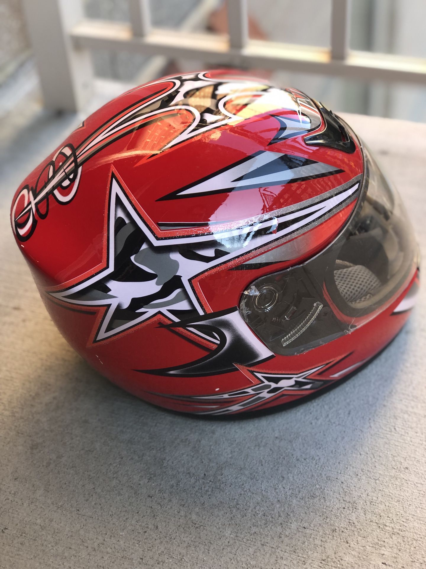 Brand new custom, full face helmet