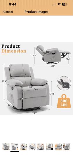 Grey Recliner