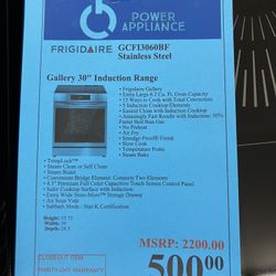 Frigidaire  Gallery 30 Induction Range 