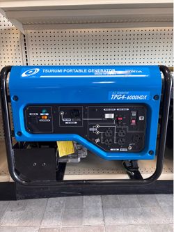 Tsurumi TPG4-6000HDX portable generator